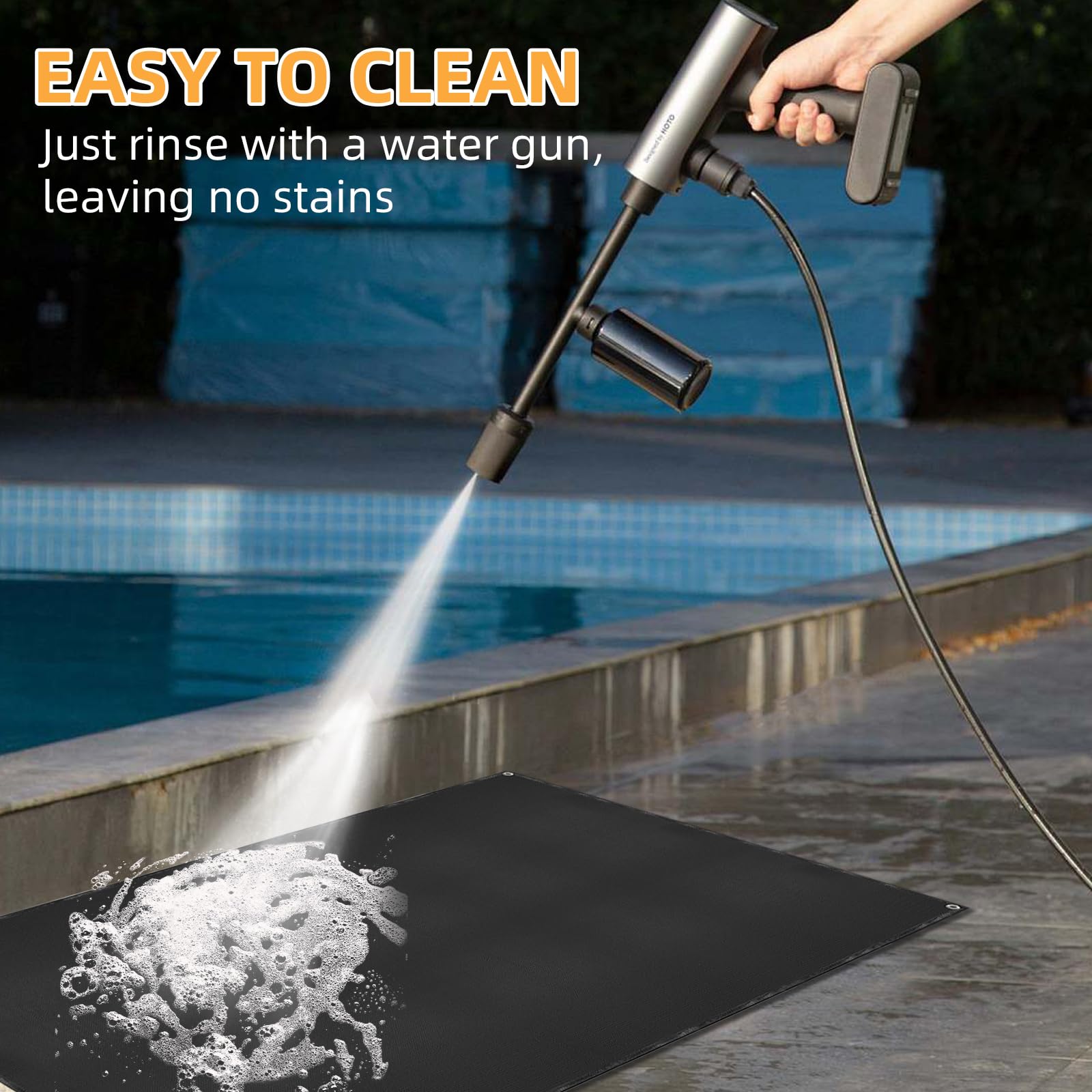 SONGC under grill mat 60x48 easy-clean storage design.