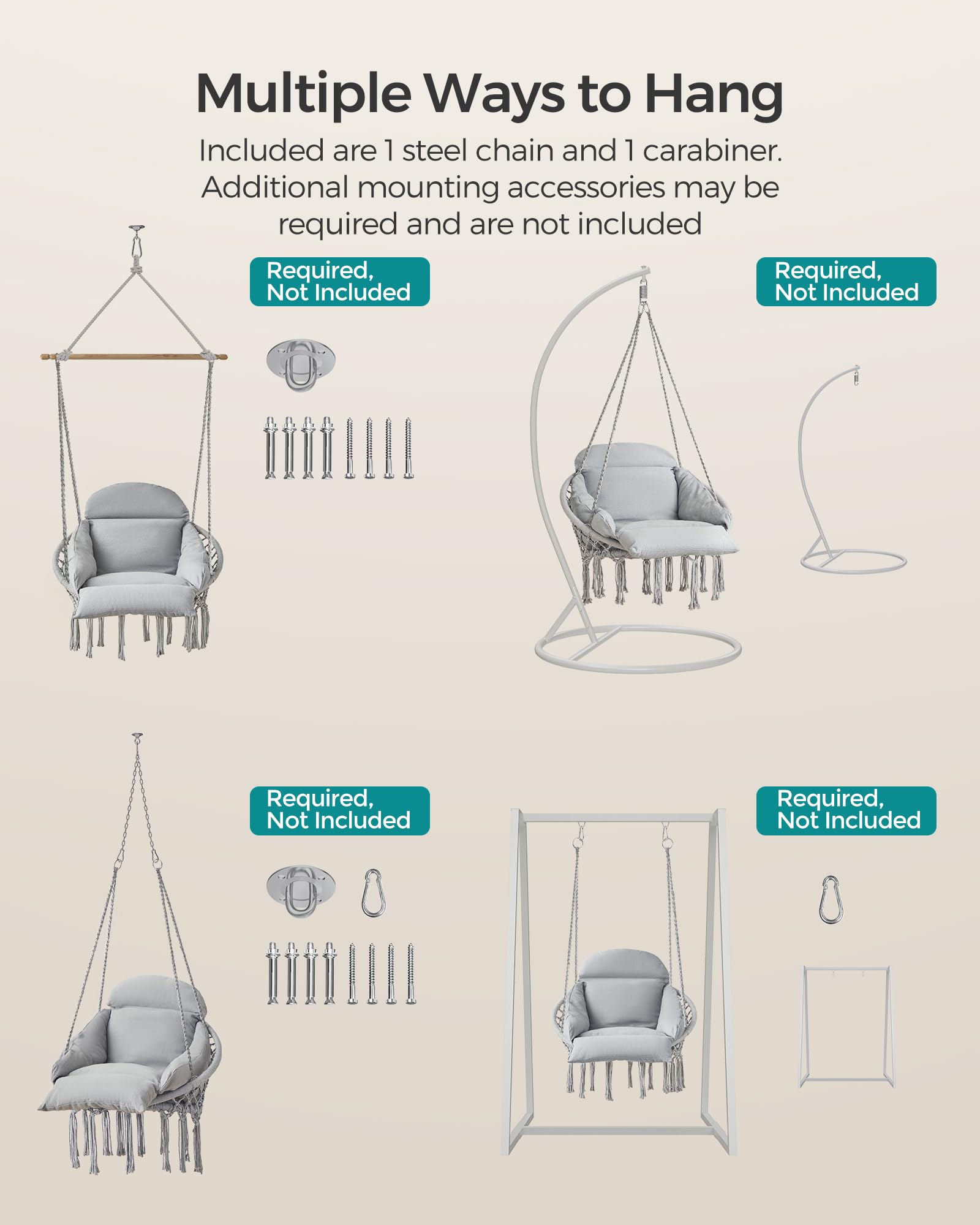 SONGMICS balcony setup shows versatile outdoor lounging for the chair