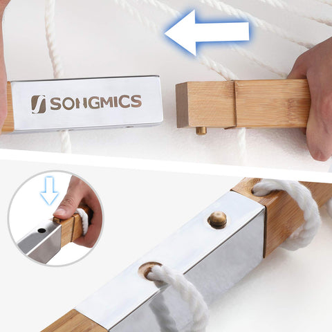SONGMICS high-strength frame supports up to 495 lb capacity
