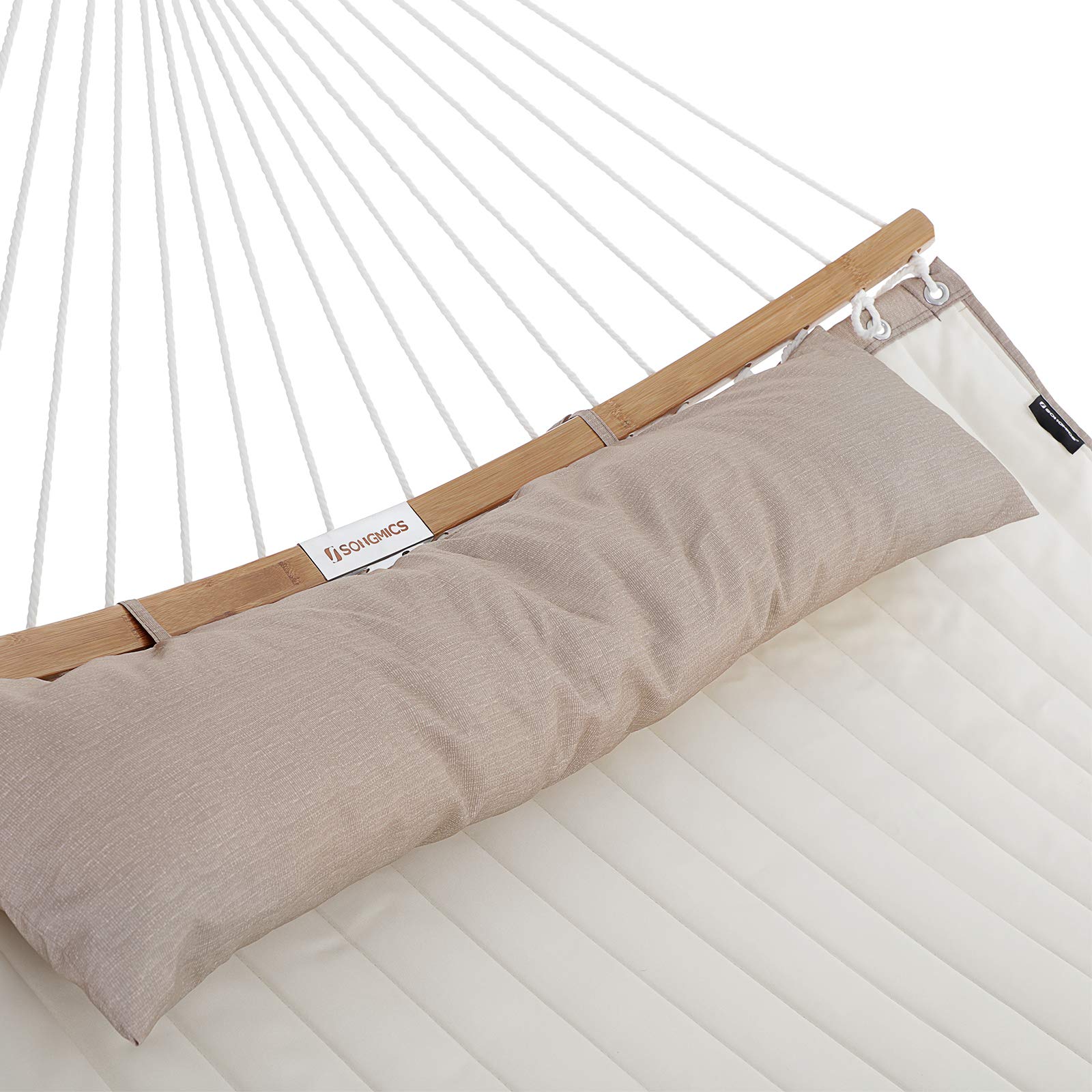 SONGMICS cream-beige color blends with outdoor environments