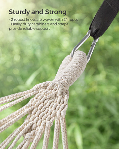 Close-up of Songmics 380gsm cotton-polyester fabric showing durability and softness