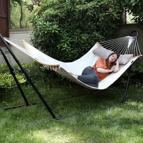 SONGMICS hammock pillow provides head and neck support for comfort
