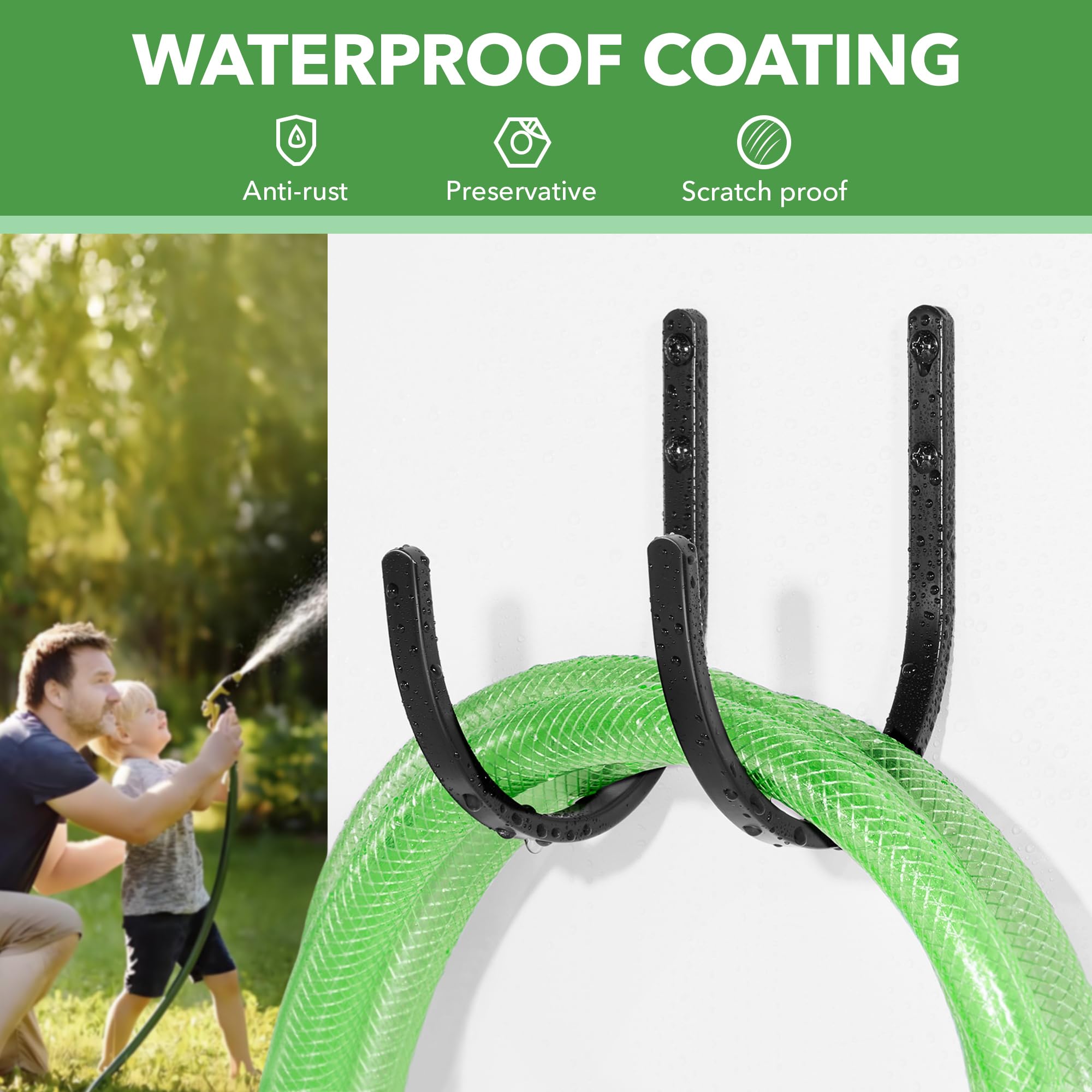 Songsoso holder supporting cords or hoses, keeping outdoor spaces tidy.