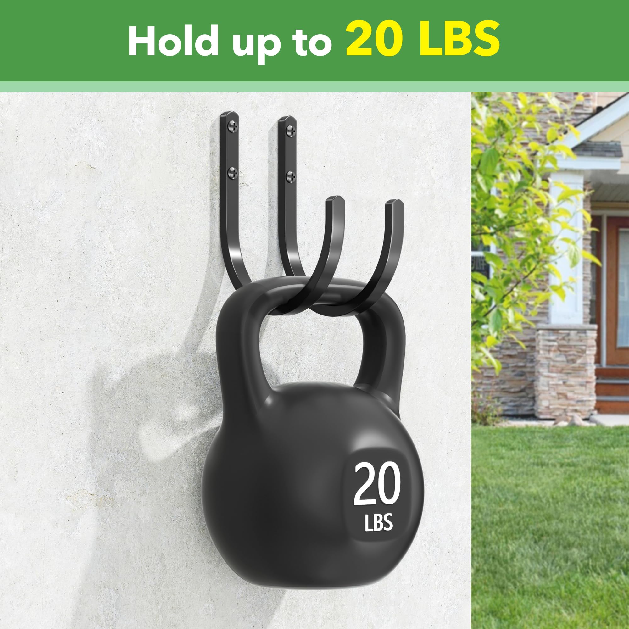 Songsoso keeps hoses up to 50 ft neatly organized.