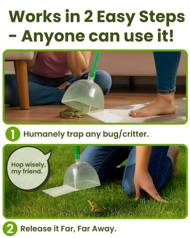 Sonic Technology Katcha wide scoop captures larger insects efficiently