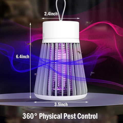 SonicPulse Bug Zapper side view highlights compact design for family spaces.