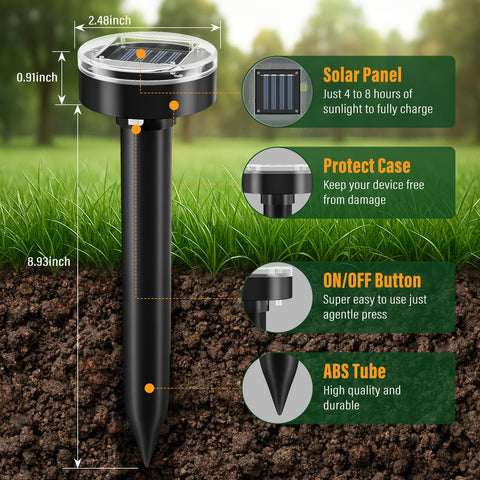 SonicPulse covers up to 7,000 sq ft for yard-wide protection.