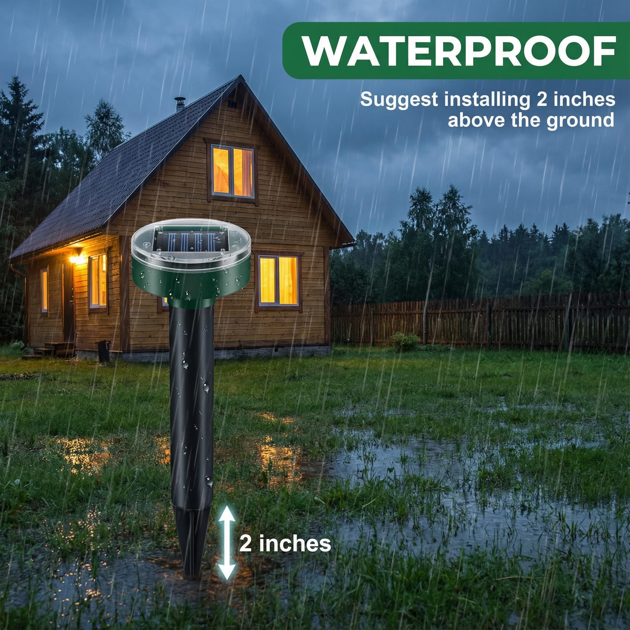 SonicPulse multiple-units setup covers large yards with pest deterrence.