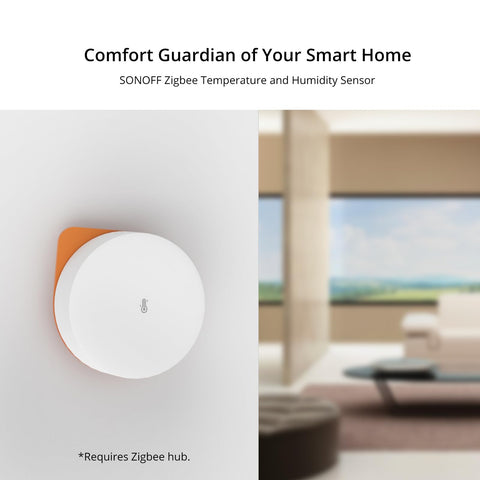 SNZB-02P alert notification when temperature or humidity exceeds comfort range.