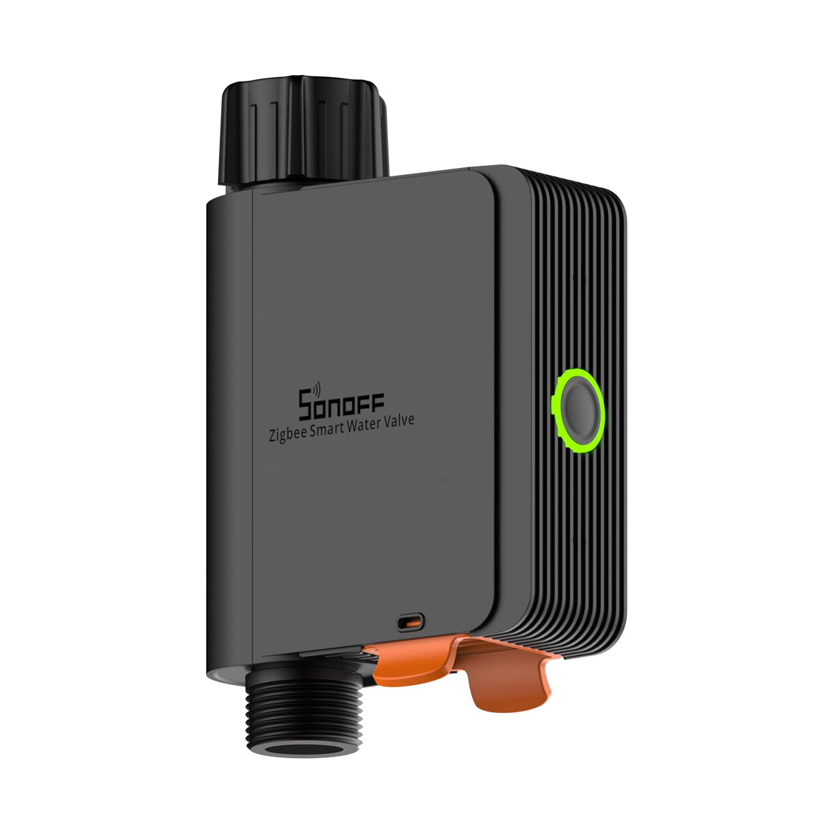 SONOFF Zigbee Sprinkler Timer front view showing compact irrigation control