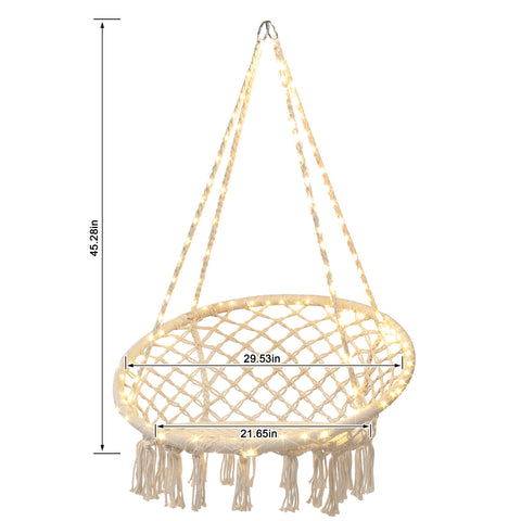Sonyabecca hammock chair hung from a tree for outdoor relaxation.