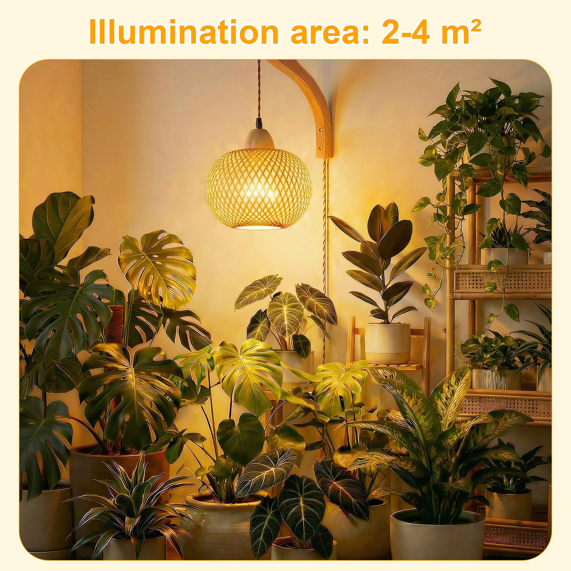 sooogd decorative rattan shade adds warm style to living spaces