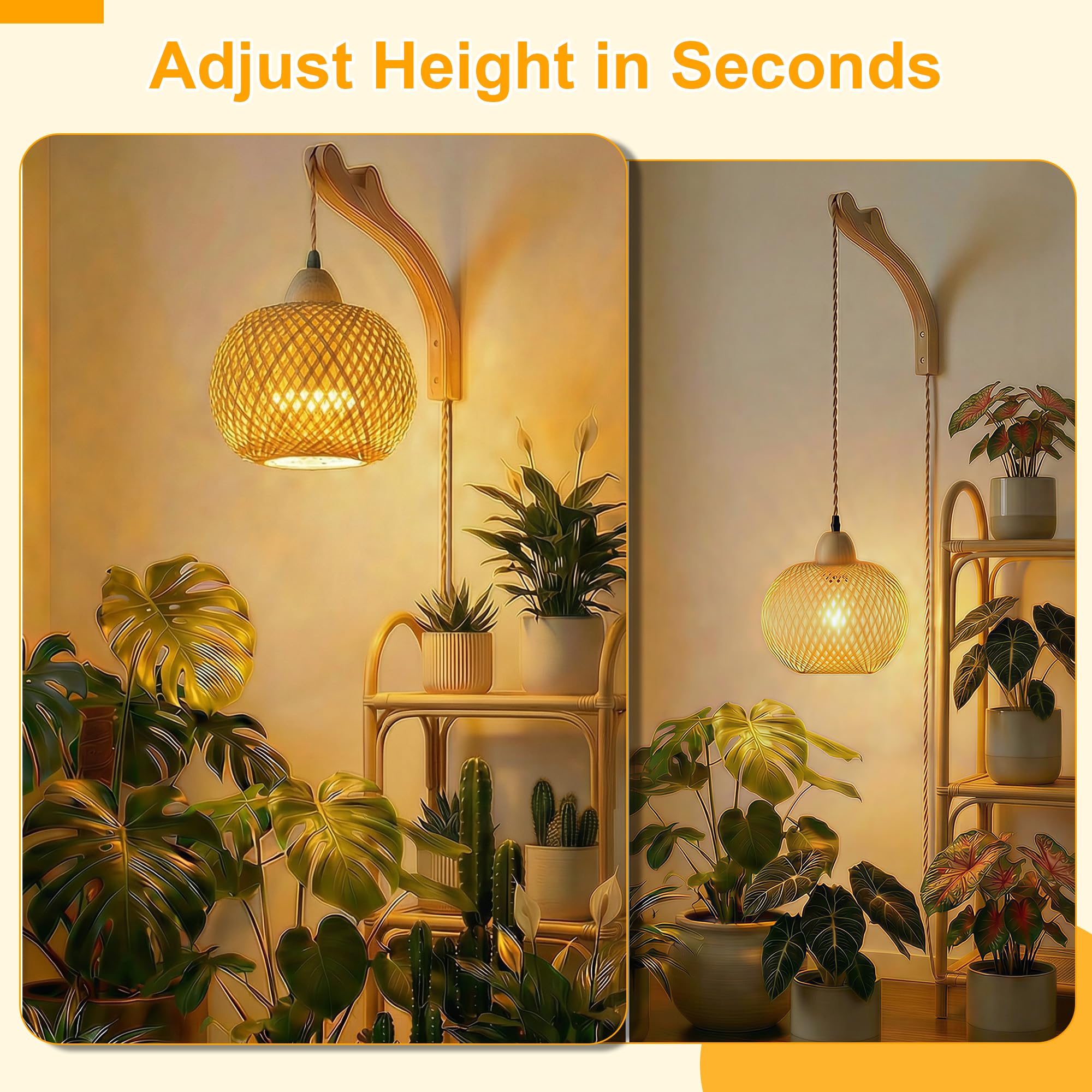 sooogd wall-mount bracket enables easy conversion to wall light for shelves