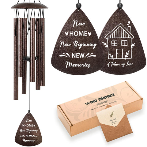 Soopau bronze wind chime assembly shows sturdy outdoor-ready construction.