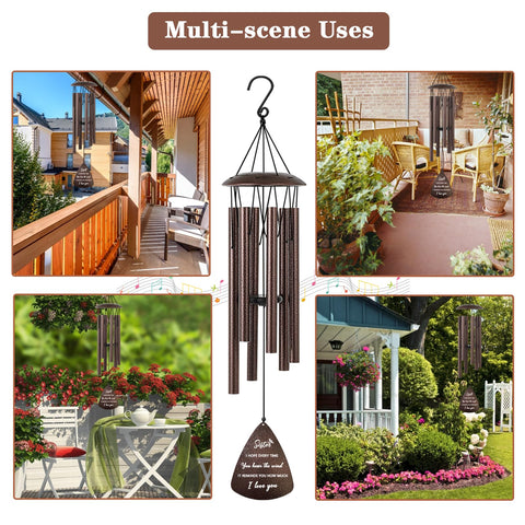 Soopau garden and indoor decor wind chime offers gentle tones.