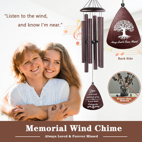 Soopau sympathy wind chimes tuning closeup showing professional tuning for gentle melodies