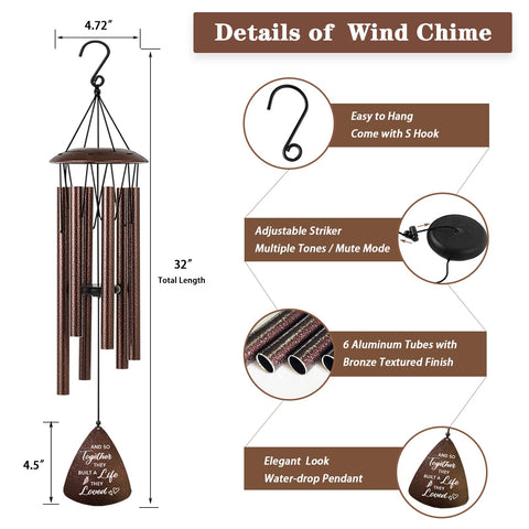Soopau wind chime gift packaging premium box ready to give