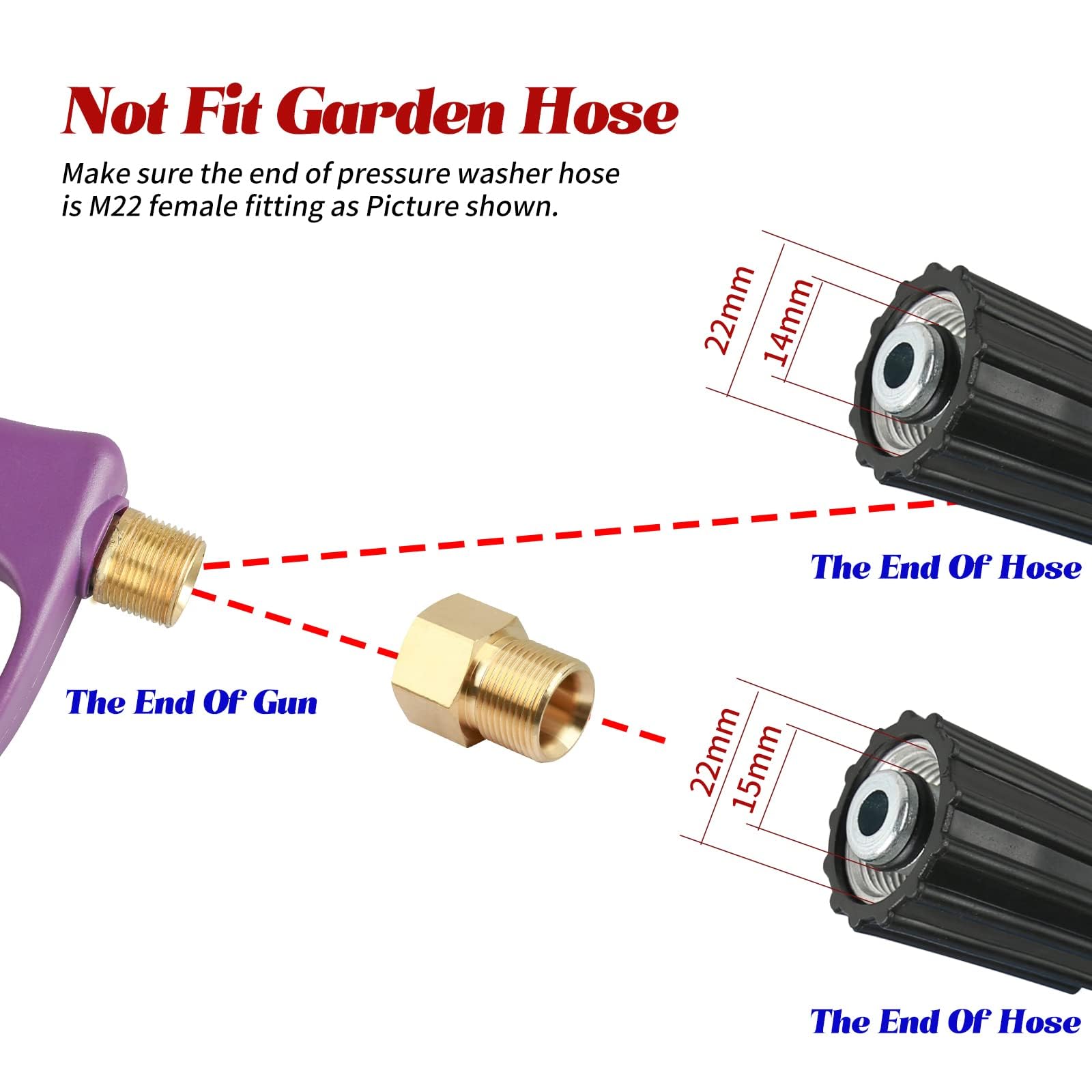 Sooprinse brass-core foam lance built for durability