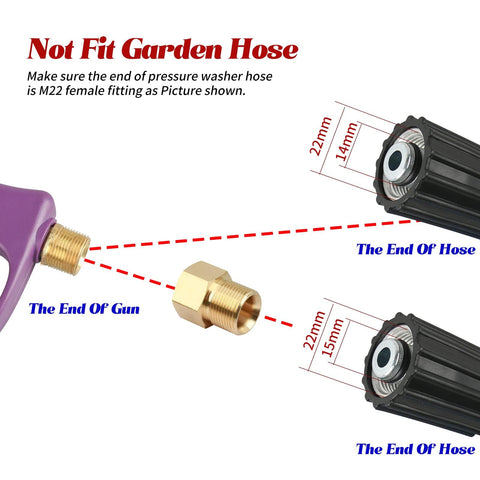 Sooprinse brass-core foam lance built for durability