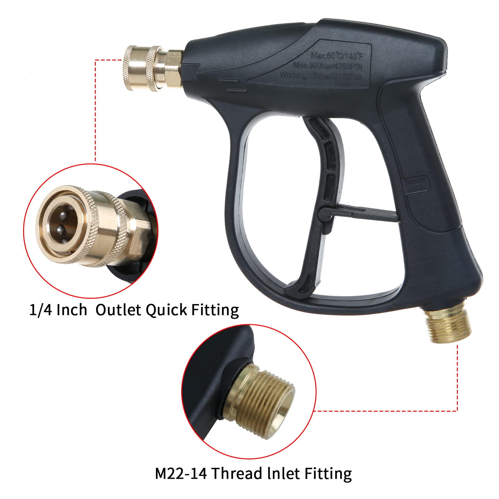 Sooprinse short gun used for driveways and patios