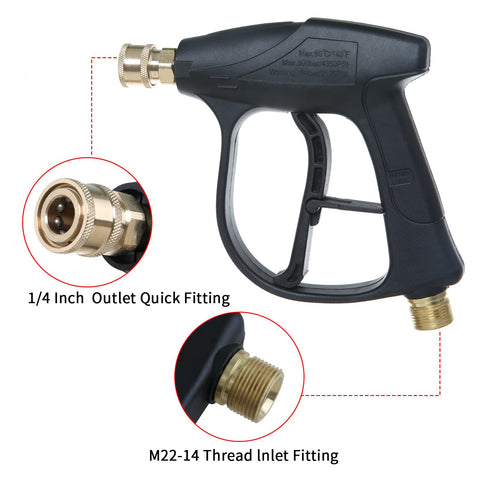 Sooprinse short gun used for driveways and patios