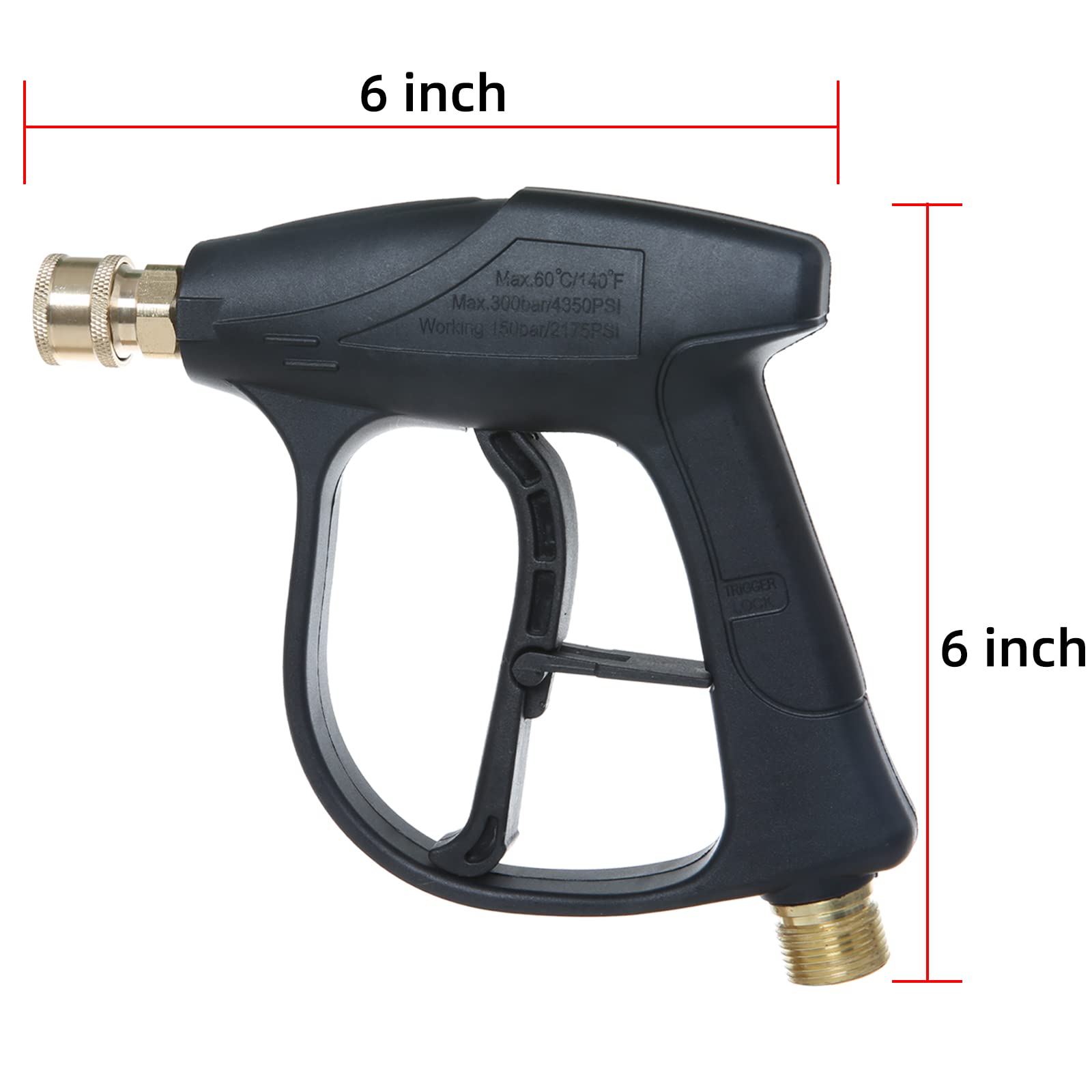 Sooprinse quick-connect compatibility with foam cannon and wand