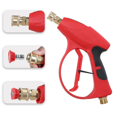 Sooprinse quick-connector 1/4 inch simplifies hose attachments.