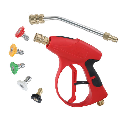 Sooprinse short gun 3000psi enables powerful, precise spot cleaning.