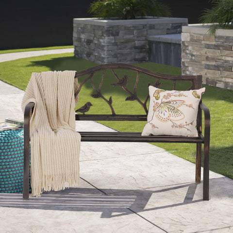 Sophia and William sturdy bench supports up to 500 pounds for family use