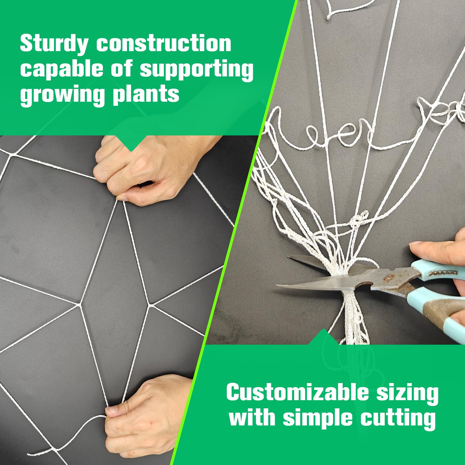 Soposuky trellis netting reel storage keeps lightweight netting tangle-free between seasons.