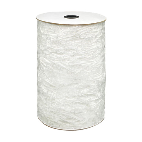 Soposuky trellis netting wide view showing durable white garden mesh for climbing plants.