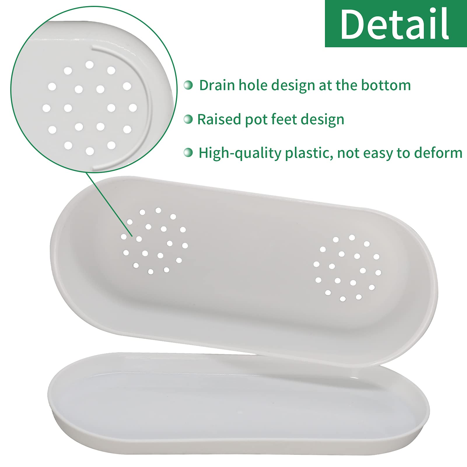 SORANGEUN compact planter fits narrow windowsills and desks.