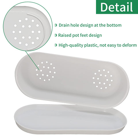 SORANGEUN compact planter fits narrow windowsills and desks.