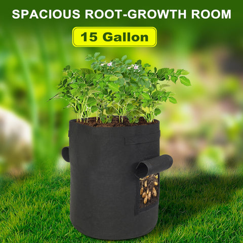 SORANGEUN versatile garden bags for potatoes, tomatoes, flowers, and vegetables.