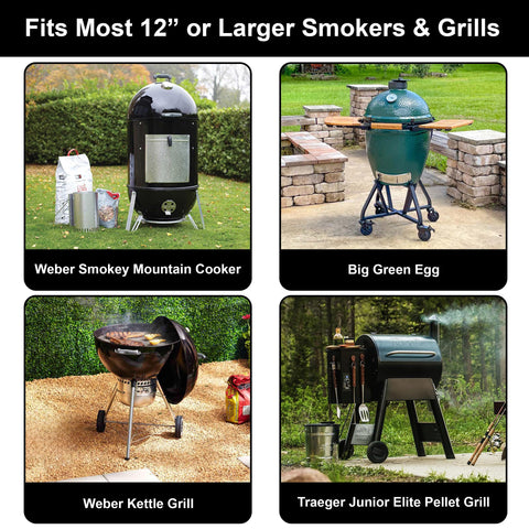 Sorbus rib rack side angle demonstrating compact footprint for grills.