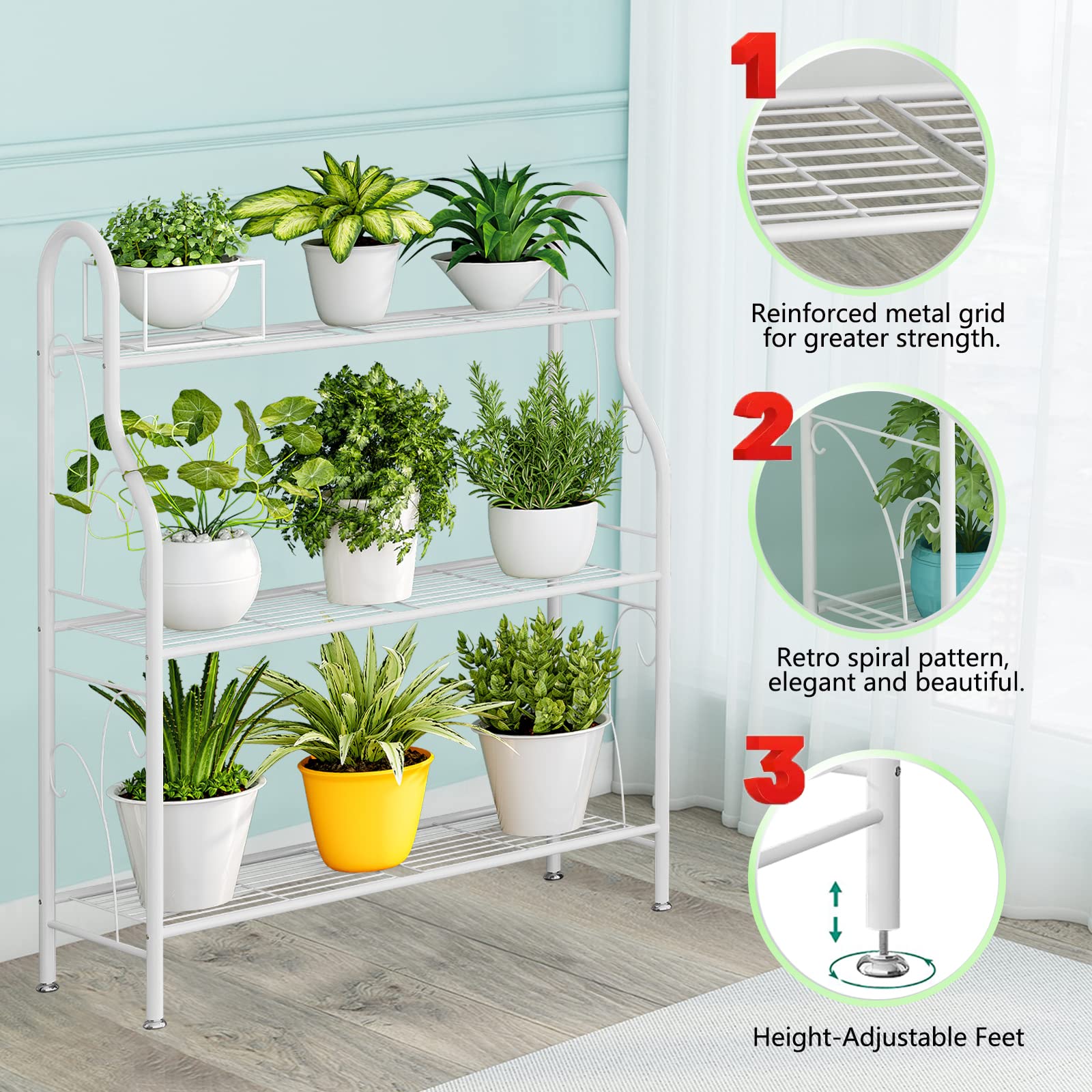 SORCEDAS corner stand doubles as decor or small-item display.