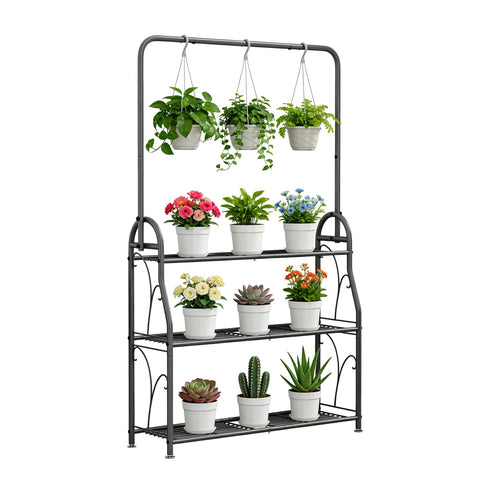 SORCEDAS plant stand top-hanging design for space-saving display.