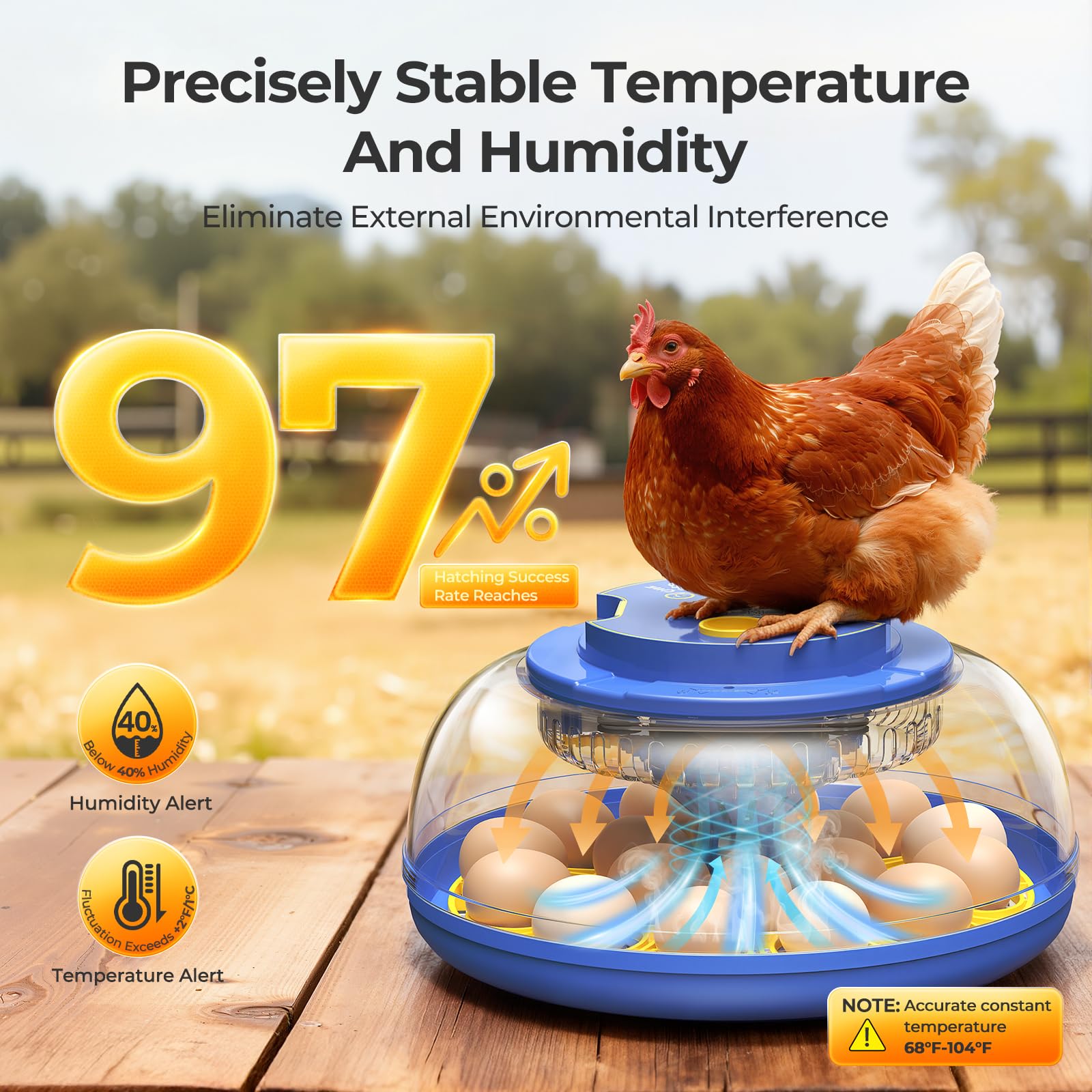 SORSWEET auto humidity and temperature control maintains stable conditions.