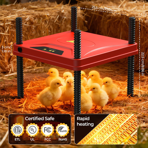SORSWEET compact design saves space in small farms and coops.