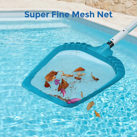 SORSWEET pool net shows aluminum frame designed for long-lasting use.