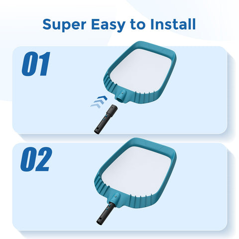 SORSWEET pool net compatible with standard 1-1-4 inch poles.