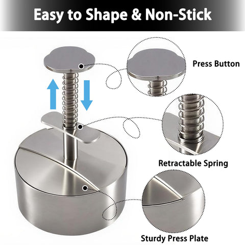 Sortizligo non-stick patty papers simplify cleanup and handling