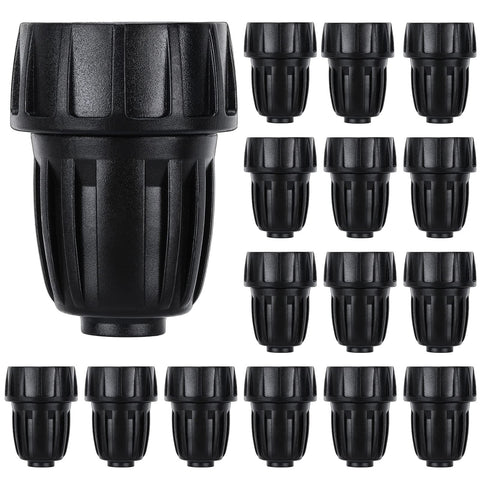 Sosation 15-pack 1/2-inch drip fittings with barb for secure tubing in gardens