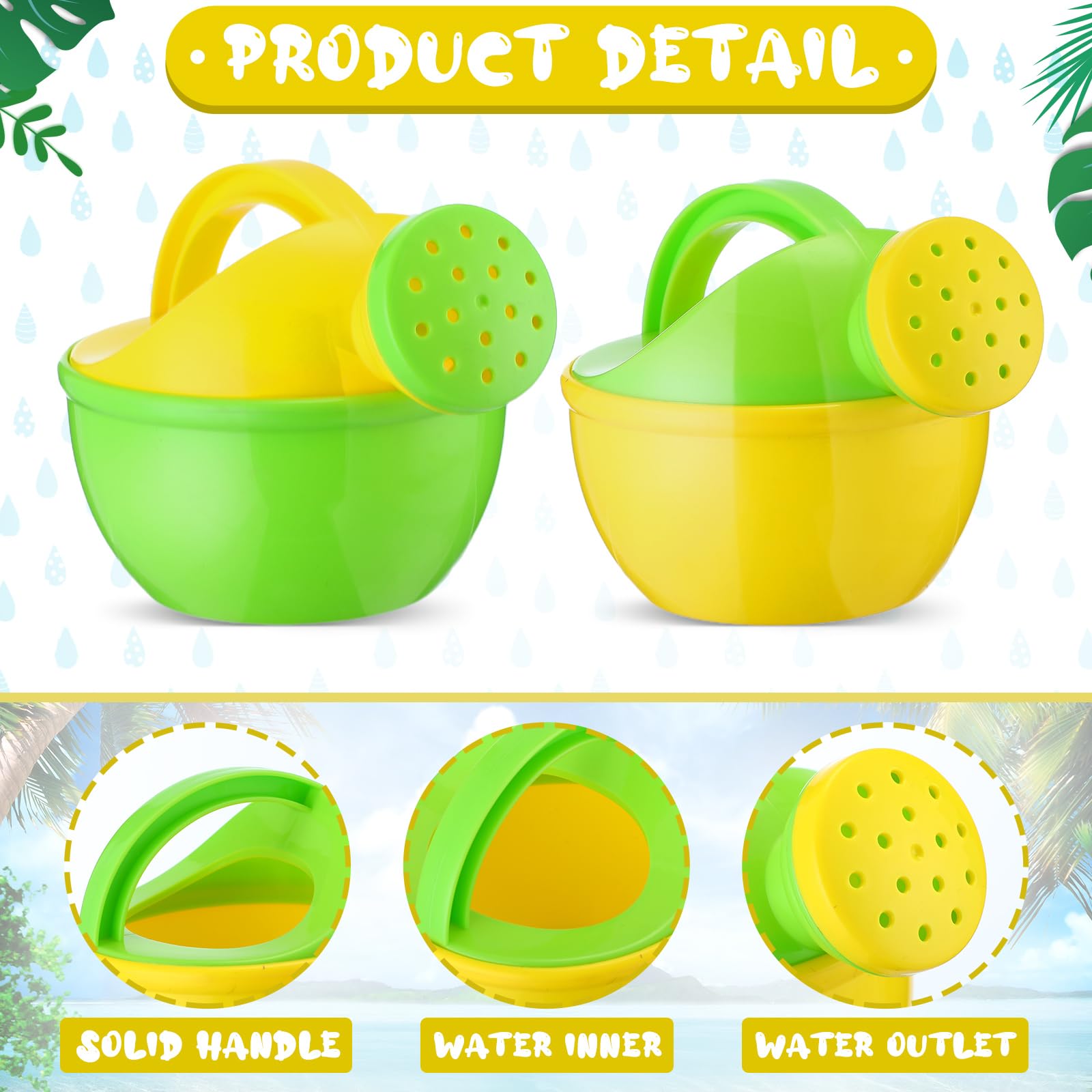 Sosation kids bath toy watering can adds playful water fun during showers.