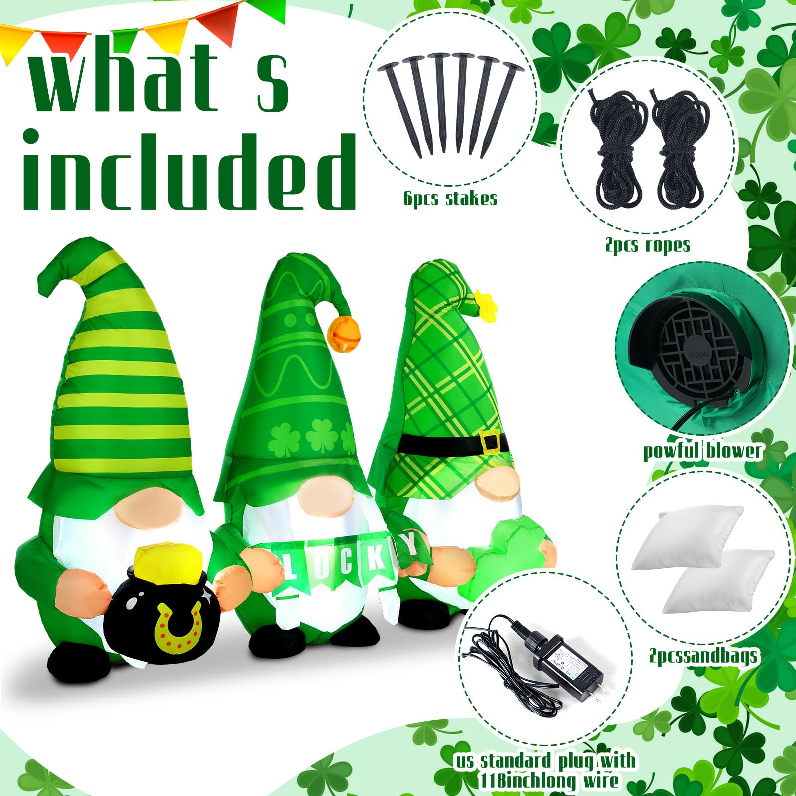 Sosation LED-lit gnome lawn decor for festive curb appeal