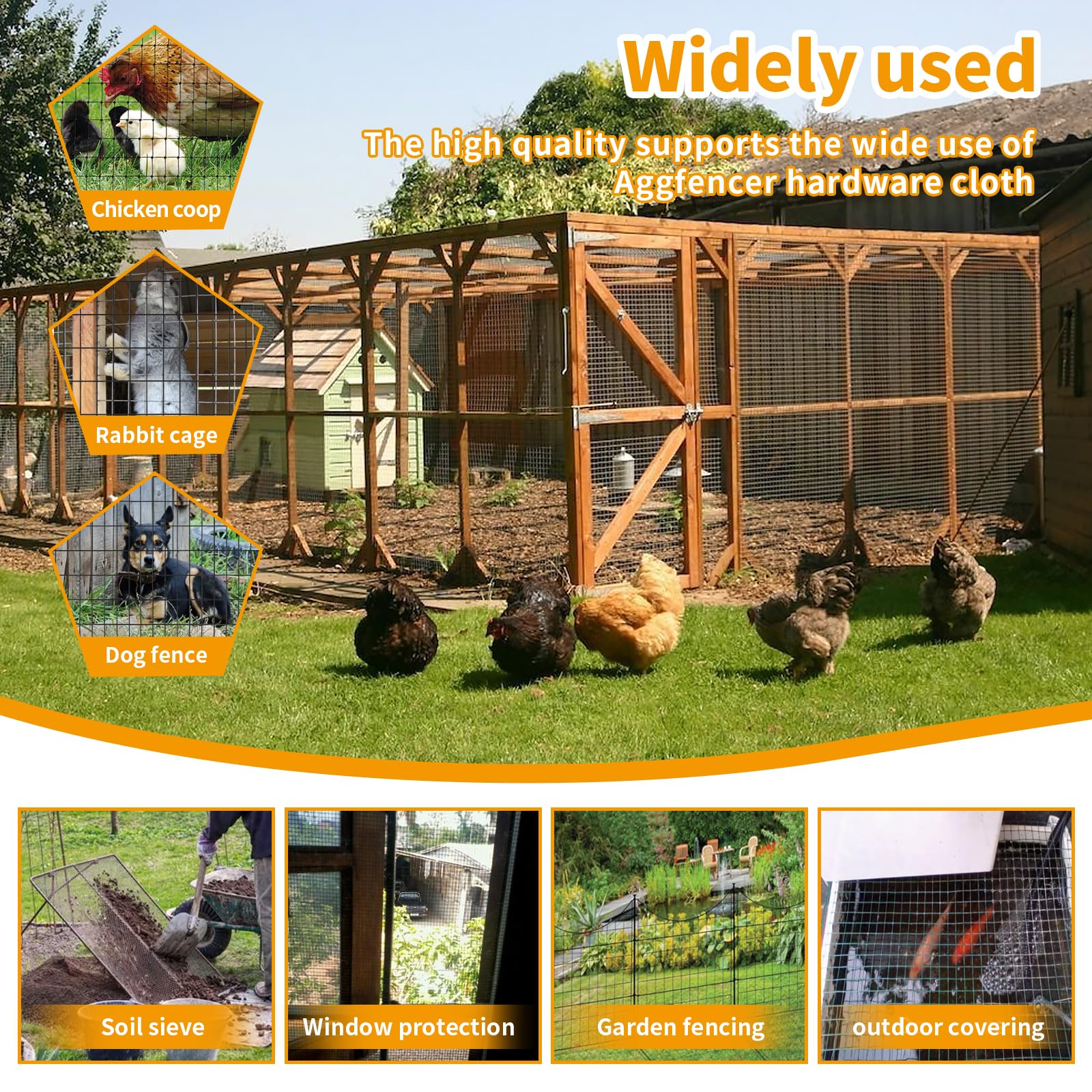 SOTTORICH wire mesh fosters airflow while protecting soil and crops.