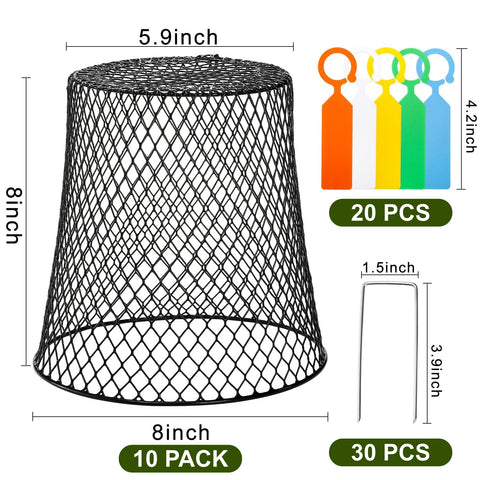 SOUJOY garden cloche with stakes secures protection across beds and containers.