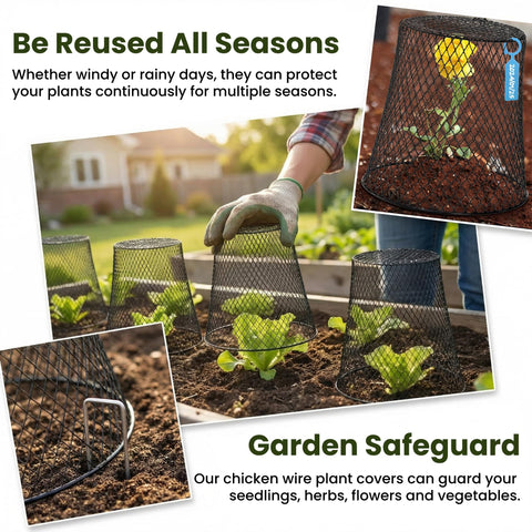 SOUJOY rust-resistant metal coating ensures long-lasting garden covers for seasons.
