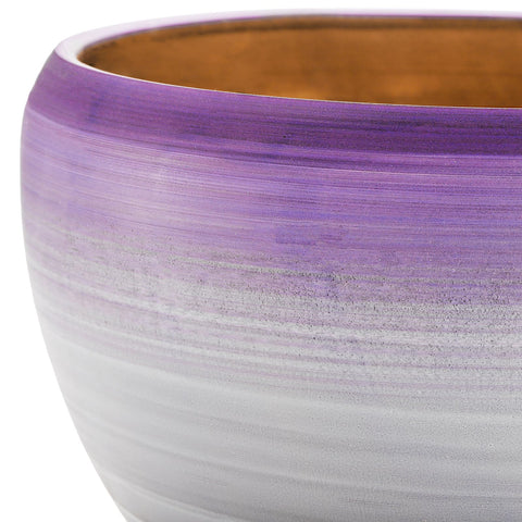 SOUJOY modern purple plant pot enhances any shelf or desk display