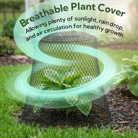 SOUJOY seedling protection cloche shields young plants during early growth.